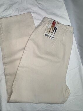 * white stag size 18W Woman’s Elastic Waist comfort fit ivory new